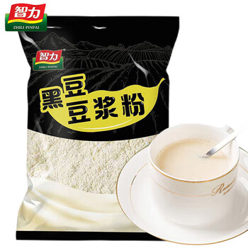 Intelligence original/black bean soy milk powder 500g bulk large packaging breakfast nutritional meal replacement drink instant commercial black bean soy milk powder 500g*1 bag