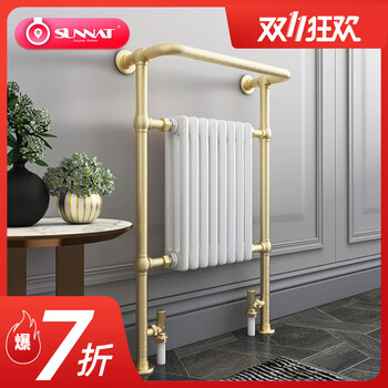 Senrat household radiator bathroom radiator european french style bathroom plumbing steel retro radiator bathroom center distance 600mm-height 963mm