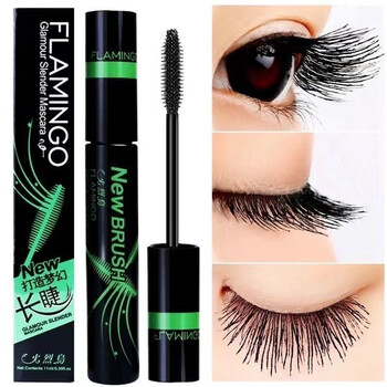 Flamingo mascara is thick, slender, naturally curly, waterproof, not easy to smudge, and has clear roots for school girls. slim and long mascara
