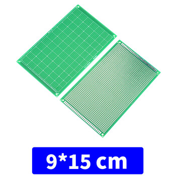 Dzqj universal board single and double-sided universal board circuit board hole board pcb circuit board bread board experimental board welding single-sided universal board spray tin 9*15cm