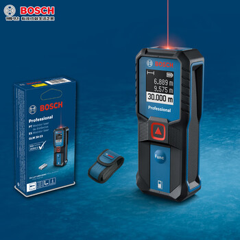 Bosch (bosch) handheld rangefinder room measuring instrument glm30-23 high-precision infrared rangefinder 30-meter electronic ruler laser ruler upgraded 30-meter glm30-23 + bosch soft bag