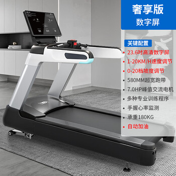 Maybaohe household treadmill dl800 climbing gym indoor home wide running belt commercial fitness equipment luxury version-digital screen gym professional version