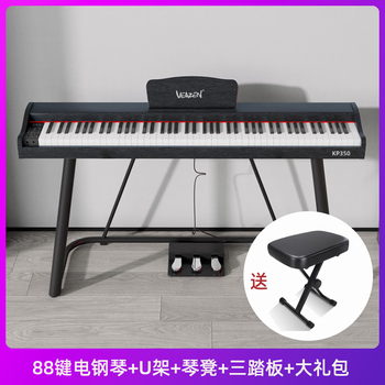 Veazenveazen feisen kp350 electric piano 88-key grade examination teaching for beginners, children and adults digital electronic piano kp350 black u frame professional weighted keyboard