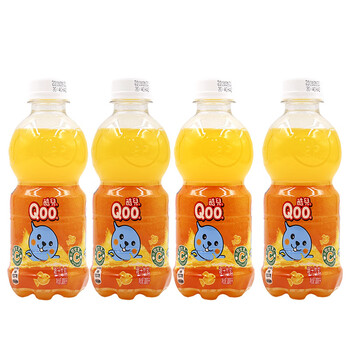 Coca-cola small bottled carbonated drink coke sprite mixed box full box mini orange soda orange juice drink cool 300ml*4 bottles