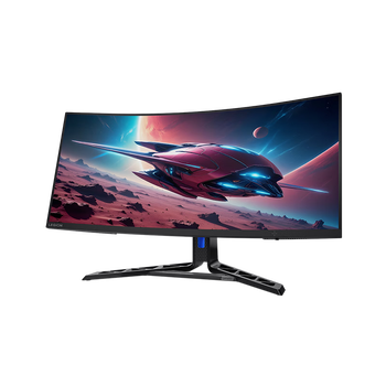99% new lenovo savior 34-inch wqhd ultra-high definition native 180hz 1500r fish screen 1ms built-in audio rotating lift low blue light gaming monitor r34w-30