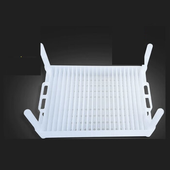 Tall multi-grid storage box lithium battery with holder liquid injection tray turnover basket battery cell soft-packed polymer plastic box tall leg storage box-22 grids 290*200*140mm