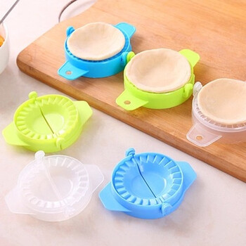 Qinkai colorful magic kitchen dumpling maker manual dumpling clamp artifact food grade kitchen tool mold random color pack