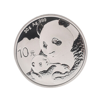 China gold coin 2019 silver panda coin 30g