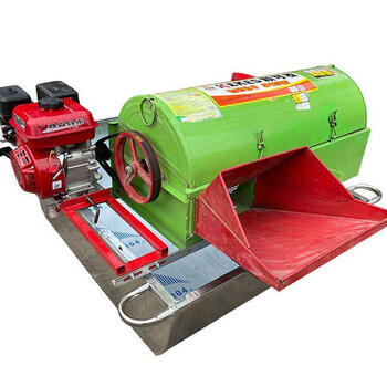 Yunqige custom-made automatic threshing machine, small rice threshing machine, household millet threshing machine, rice harvester, agricultural machinery, free shipping, stainless steel ship side spray threshing machine, 168 diesel engine