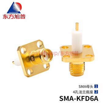 Rf connector sma-kfd6a sma female 4-hole flange fixed sma-kfd-4-9 sma-kfd6a