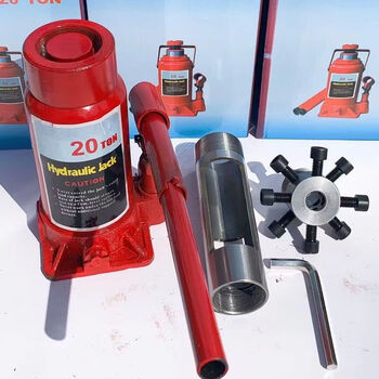 Faxianqi new jack punch hydraulic screw jack universal new cable cutting and top punch pipe dredging oil new thickened jack 20 tons + sheath 16