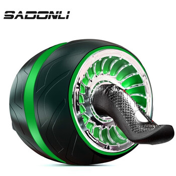 New power abdominal wheel, automatic rebound, non-slip giant wheel, abdominal muscle contraction, abdominal rolling, abdominal strengthening, comes with kneeling mat 8035 in random colors. automatic rebound abdominal wheel 8036, upgraded model, random colors.
