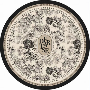 Rocking chair lazy sofa round carpet hanging basket living room tent bedroom bedside balcony dressing table swivel chair floor mat french retro style 80 diameter size