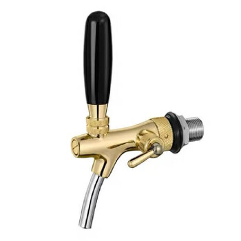 Draft beer machine accessories, faucet, brewing head, wine outlet valve, adjustable flow rate, wine outlet switch, wine outlet, brewing device, golden wine head