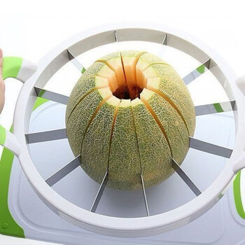 Magic bean shenghuo's new large watermelon cutting melon divider stainless steel fruit slicing melon cutting kitchen ball tool large size 40*28