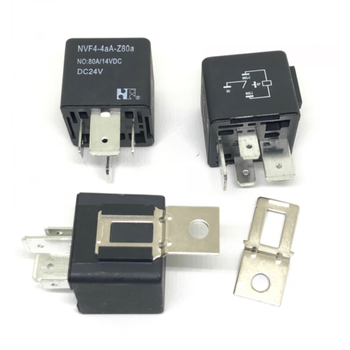 Ford nvf4-4a-z80a no 80a 14vdc automotive relay aa with backrest 4-pin dc 24v 12v 24v--the backrest is made of iron