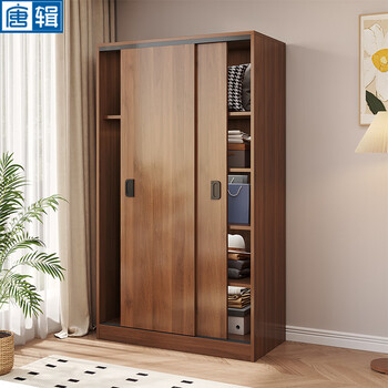 Tang ji wardrobe bedroom sliding door home rental locker simple large wardrobe 80*50*180cm