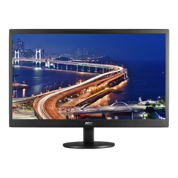 95% new aoc 19.5-inch wall-mountable business office led backlight energy-saving computer monitor e2070swn