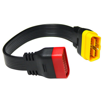 Lutu automobile obd extension cable connection line general original yuanzheng x431 daotong 908 detection plug 16 pins