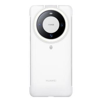 99% new huawei mate 60 ring flash protective case mobile phone case huawei original mother-of-pearl white