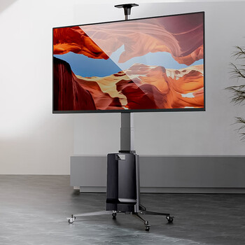 Nb (north bayou)nbtw85 (55-85 inches) remote control electric tv stand video conferencing tv black