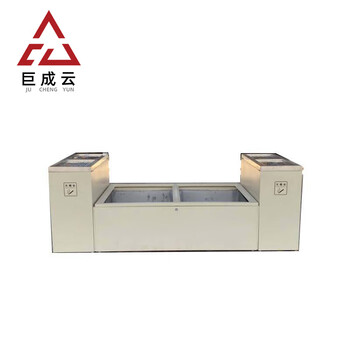 Juchengyun large stainless steel platform trash can can be customized/piece