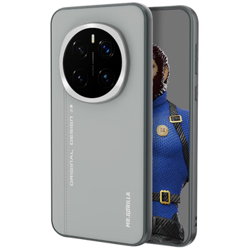 95% new mr. blue monkey suitable for honor magic7pro mobile phone case magic7pro protective case plain leather light luxury anti-fingerprint anti-fall protective case moon shadow gray