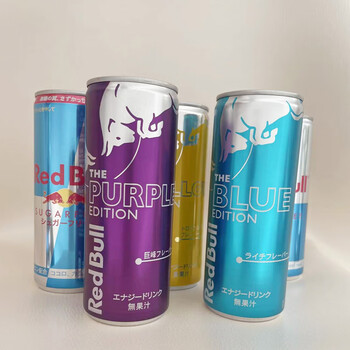Red bull (redbull) austrian red bull red bull japanese version kyoho grape flavored gas vitamin functional drink 250mlx6 cans japanese version grape flavored red bull