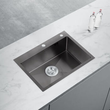 Higold angus a1 series sink single sink vegetable basin kitchen sink large single sink 902428t-600*450*210mm