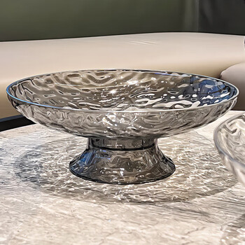 Yijuke high-end fruit plate draining living room household dried fruit storage plate nut coffee table high-end light luxury candy plate snacks