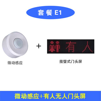 Toilet occupied or unoccupied sensor screen indicator light smart public toilet guidance system led display customized package e1 indoor