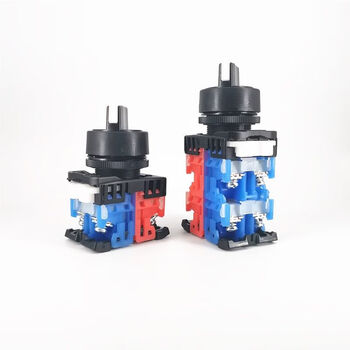 Ar22pr-2/pr-3 rotary switch knob ar22pr-1/-0 2-speed 3-speed selector switch 22 two open and two closed ar22pr-2 left and right self-locking