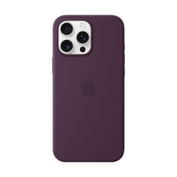 90% new apple/apple iphone 16 pro max special magsafe silicone protective case - plum color protective cover mobile phone case mobile phone case