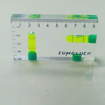 Level small mini level high-precision level bubble strong magnetic transparent level measurement installation tool strong magnetic version
