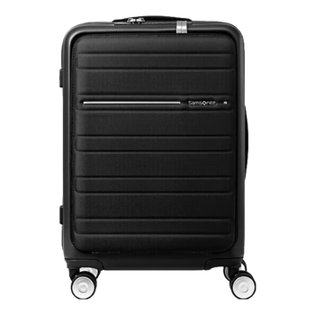 95% new samsonite suitcase 20-inch trolley suitcase smart selection business front opening suitcase td8 black password check-in suitcase