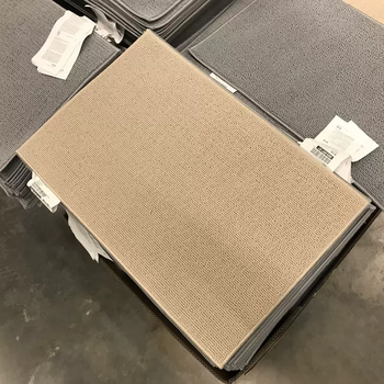 Yusenyi carpet bathroom mat bathroom entrance door foot mat toilet household door anti-slip mat mat water absorbent beige new style soft fabric 005.819.04 40x60 cm