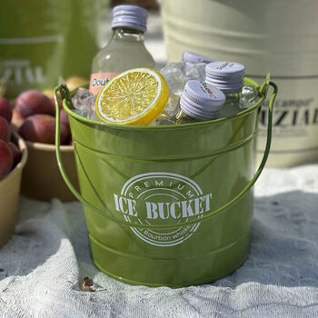 Pickup cat bar commercial ice bucket ktv draft beer beverage beer bucket outdoor household ice cube milk tea coke creative 1.5 liter small mouth 14.5 high 12.5