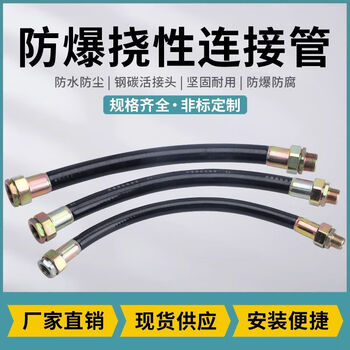 Chengliu bng explosion-proof flexible pipe threading pipe ngd explosion-proof hose union 4 points 6 points dn20 thread non-standard customization list delivery