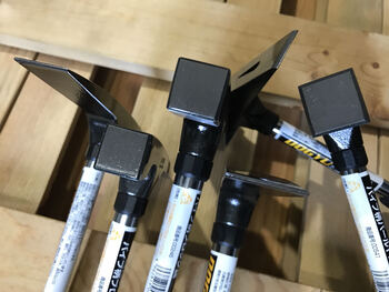 Made in japan imported hammer doniu dogyu brick hammer flat head duckbill hammer mud tile electrician aluminum mold hammer geological hammer 400g head long head brick hammer type total weight 570g