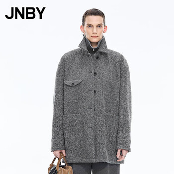 Jiangnan buyi (jnby) shopping mall same style 25 winter new arrival woolen jacket loose lapel 5p0811020