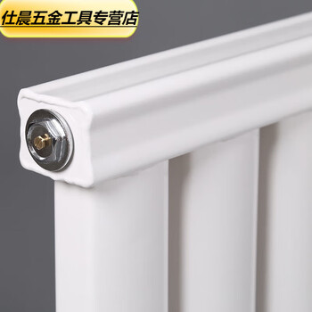 Qinkai radiator thickened 8050 carbon steel household radiator civilian central heating water heating radiator heater 600mm total height center distance 55cm 18-column set length 180cm (thickened)