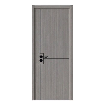 Simple zero-degree dry paint door solid wood composite environmentally friendly paint-free door anti-corrosion light luxury custom interior door bedroom concierge door single door leaf