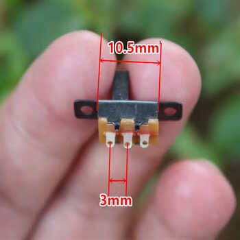 3-pin 2-speed small switch, micro power switch, 3-pin 2-speed toggle switch, 10 pieces per piece