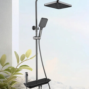 Gold medal bathroom gold all-copper gun gray showerhead ceramic valve core shower with spray gun ka (excluding installation) ka05802 white ka05802