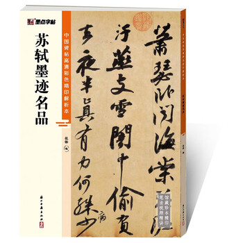 Famous calligraphy works of su shi/high-definition color printed analysis of chinese inscriptions on inscriptions
