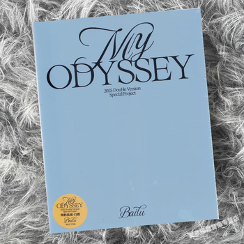 Genuine white deer's first physical album ep my odyssey cd record + photo card + poster + bonus way.ver