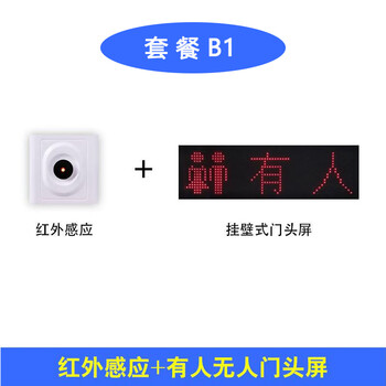 Toilet occupied or unoccupied sensor screen indicator light smart public toilet guidance system led display customization package b1 indoor