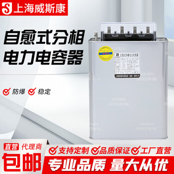 Viscon shanghai self-healing parallel low-voltage power capacitor phase compensation bsmj0.25/3yn full bsmj0.25-6-3yn (sh)
