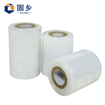 Guxiang stretch film packaging film 10cm*60m film net weight 0.35kg/roll stretch film industrial packaging film cling film moving protection transparent plastic film 10cm wide 60 meters long
