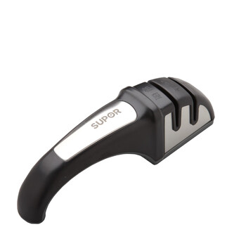 Supor supor knife sharpener household kitchen knife sharpening stone double-port knife sharpening stick kitchen small
